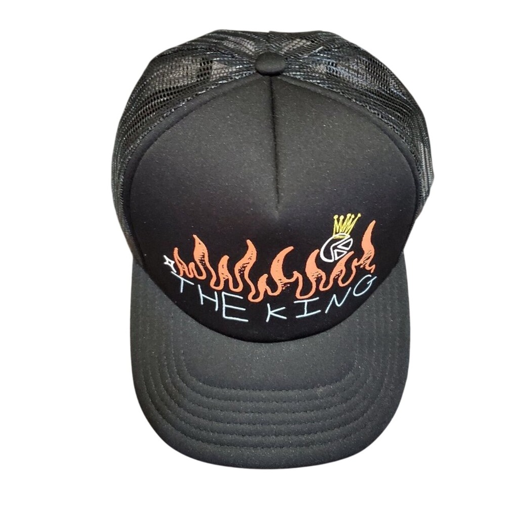 Ethika Trucker‎ Hat Black The King SnapBack Adjustable